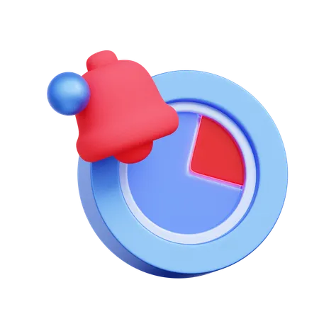 Time Reminder Notification  3D Icon