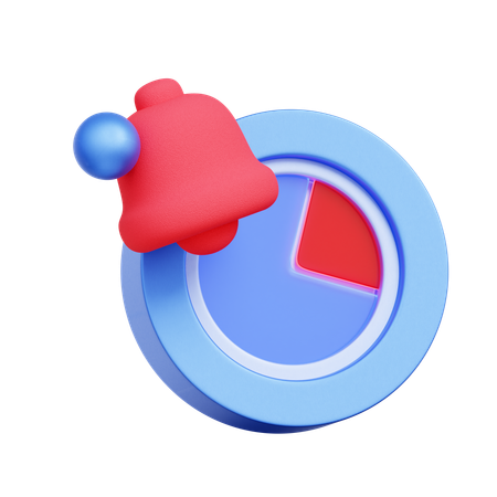 Time Reminder Notification  3D Icon
