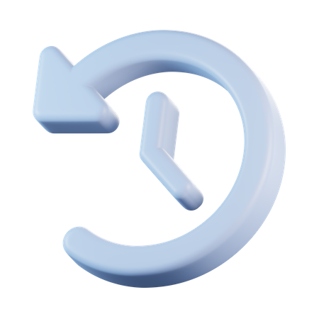 Time Reverse  3D Icon