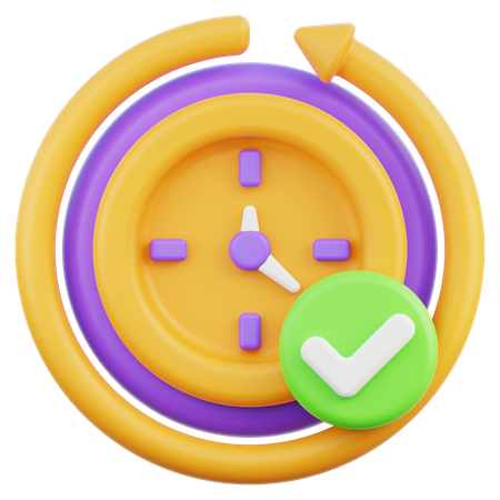 Time Saving  3D Icon