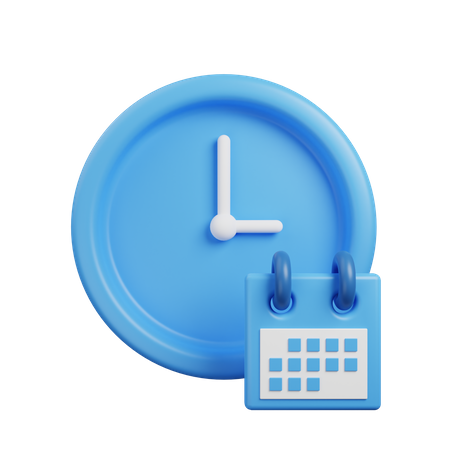 Time Schedule  3D Icon