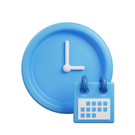 Time Schedule  3D Illustration