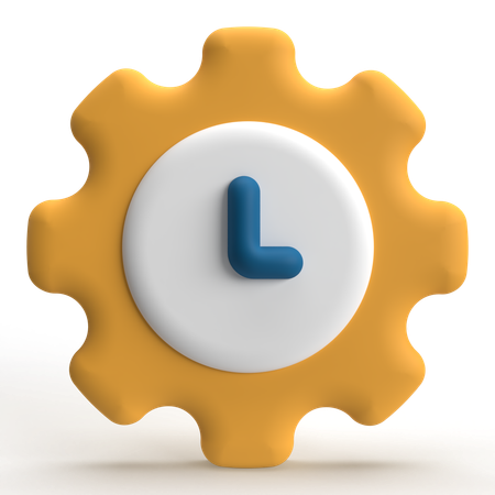 Time Setting  3D Icon
