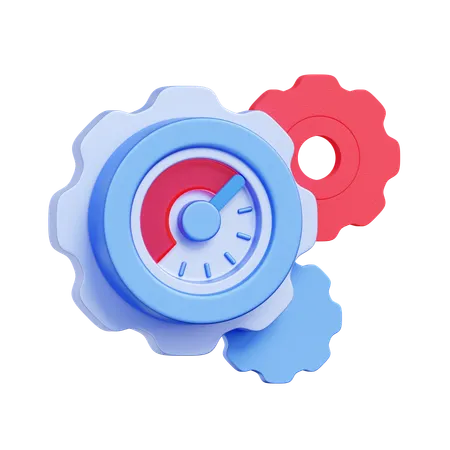 Time Setting Configuration 3D Icon