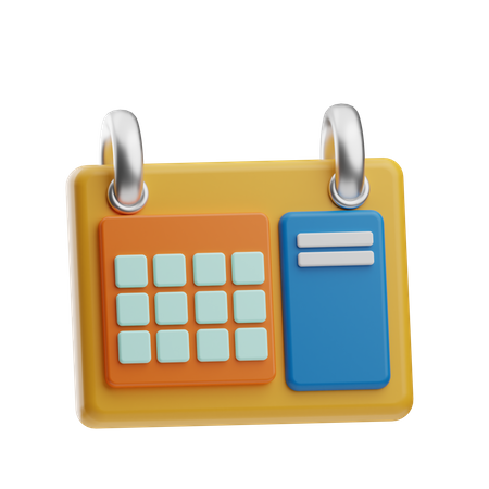 Time Table  3D Icon