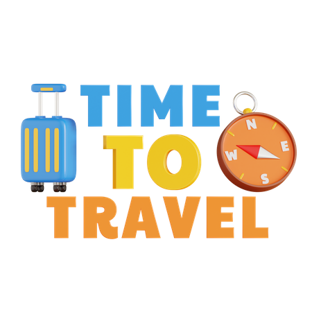 Time To Travel  3D Icon