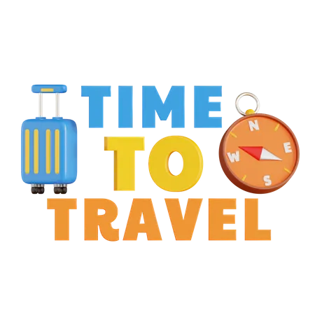 Time To Travel  3D Icon