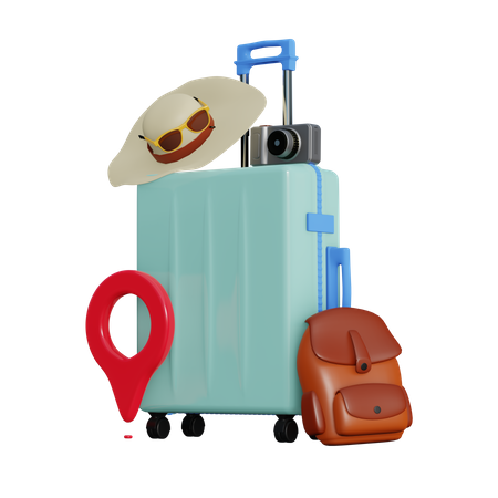 Time To Travel  3D Illustration