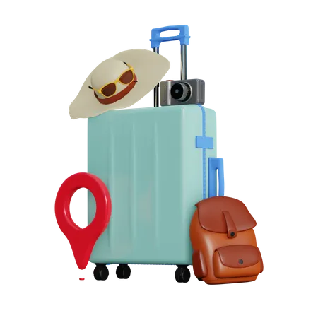 Time To Travel  3D Illustration