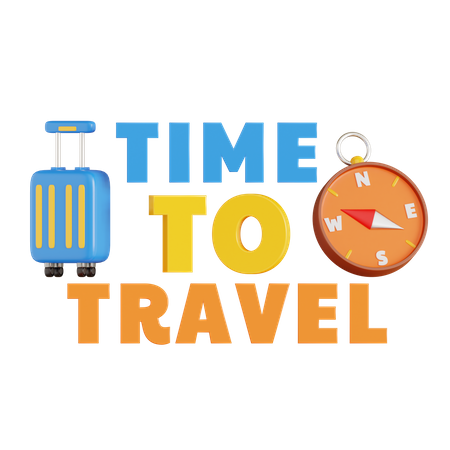 Time To Travel 3D Icon
