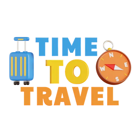 Time To Travel 3D Icon