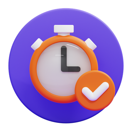 Time Tracking  3D Icon