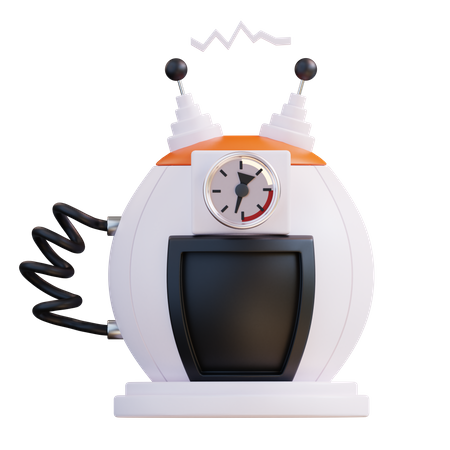 Time Traveler Machine  3D Icon