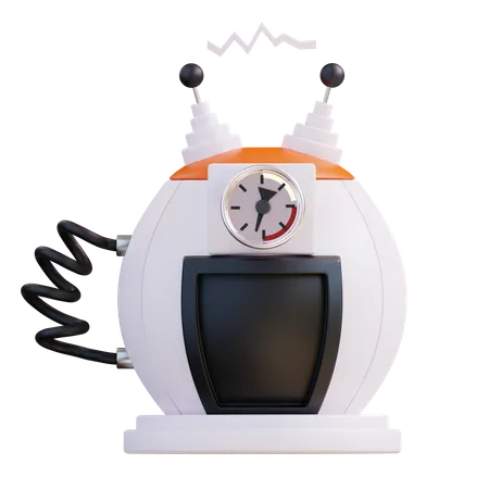 Time Traveler Machine  3D Icon