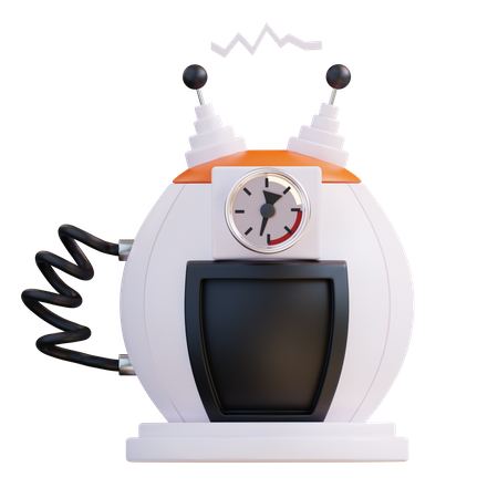 Time Traveler Machine  3D Icon