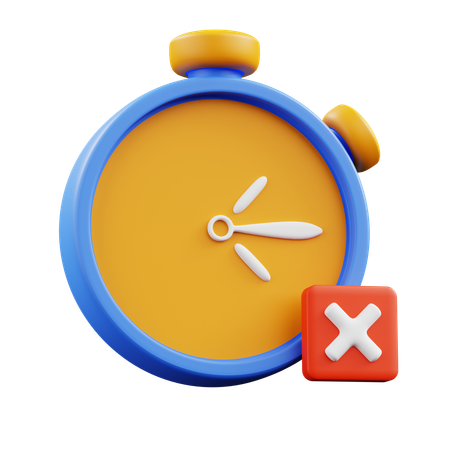 Time Up  3D Icon