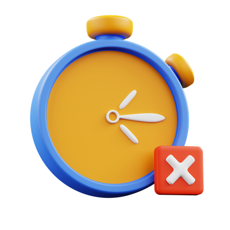 Time Up  3D Icon