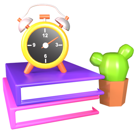 Time Work  3D Icon