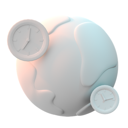 Time Zone  3D Icon