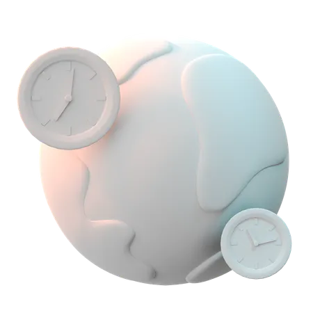 Time Zone  3D Icon