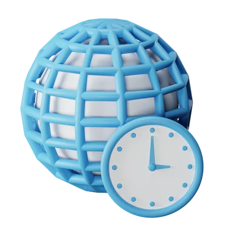 Time Zone  3D Icon