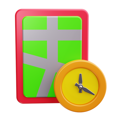 Time Zone Map  3D Icon