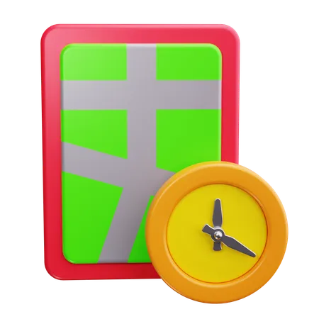 Time Zone Map  3D Icon