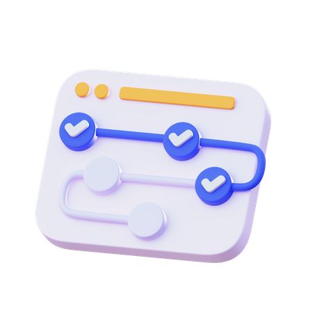 タイムライン  3D Icon