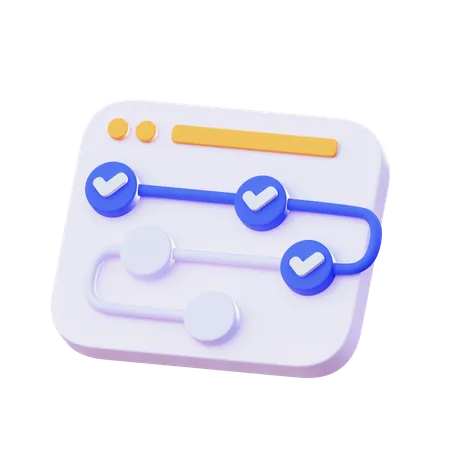 タイムライン  3D Icon