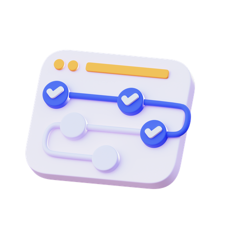 Timeline  3D Icon