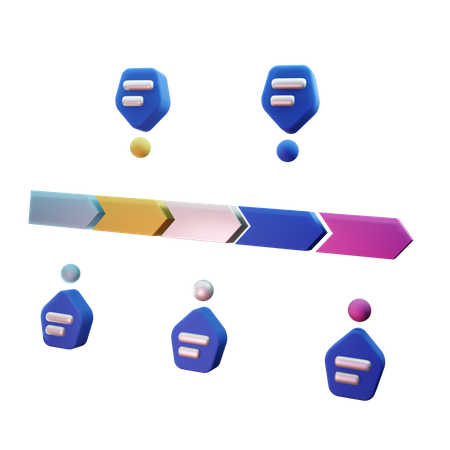 Timeline  3D Icon