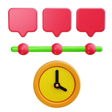 Timeline  3D Icon