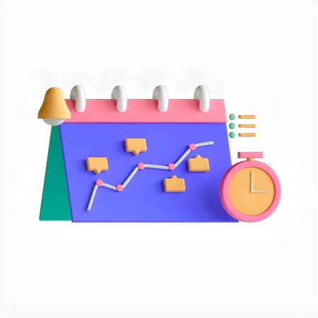 Timeline  3D Icon