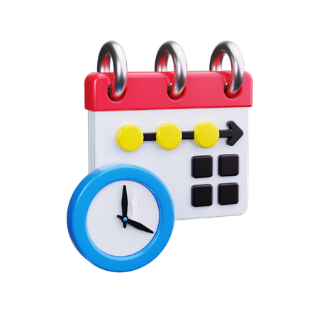 Timeline  3D Icon