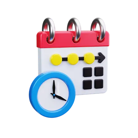 Timeline  3D Icon