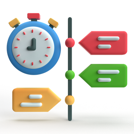 Timeline  3D Icon