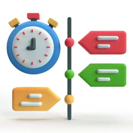 Timeline  3D Icon