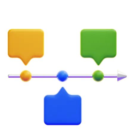 Timeline  3D Icon