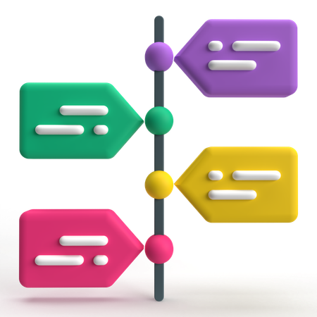 Timeline  3D Icon
