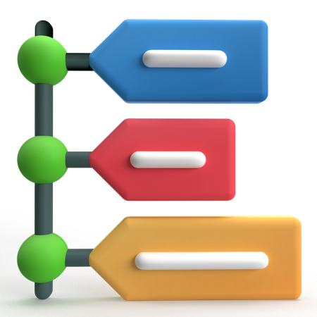 Timeline  3D Icon