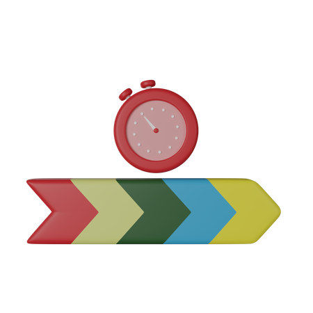 Timeline  3D Icon