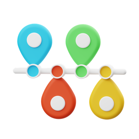 Timeline Chart  3D Icon