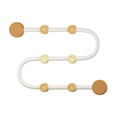 Timeline Planning  3D Icon