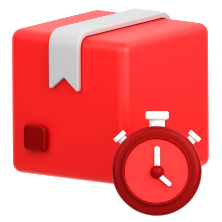 Timely Delivery  3D Icon