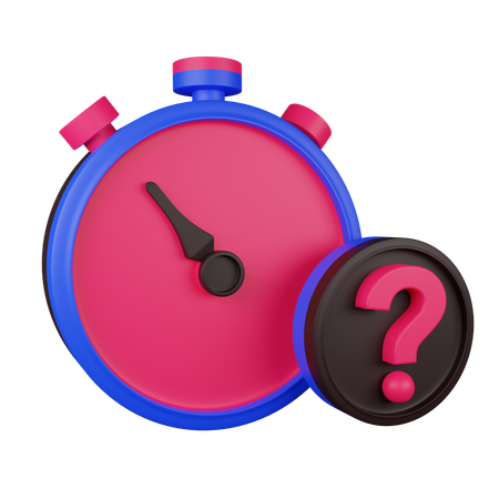 Timely question  3D Icon