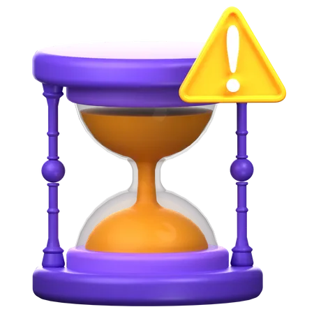 Timeout Warning  3D Icon