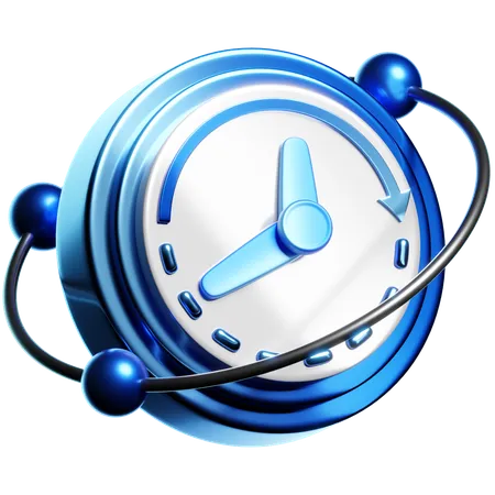 An Icon Denoting Time Measurement Or Countdown Often Associated With Tracking Time Or Deadlines 3D Icon