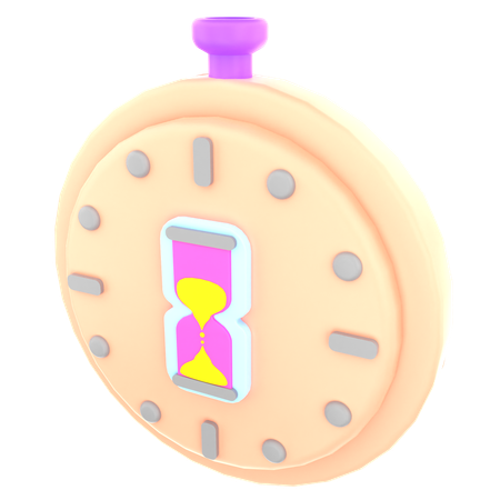 시간제 노동자  3D Icon