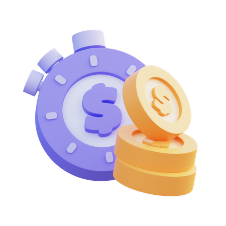 Timer  3D Icon