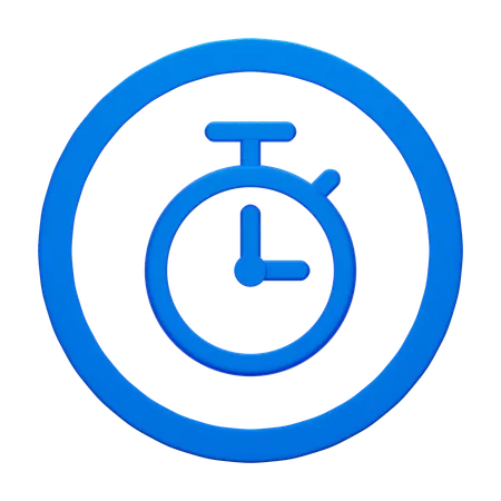 Timer  3D Icon